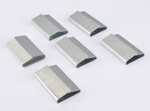 Sigilli per reggia in acciaio per reggiatrici pneumatiche in quattro misure da 16 a 32 mm